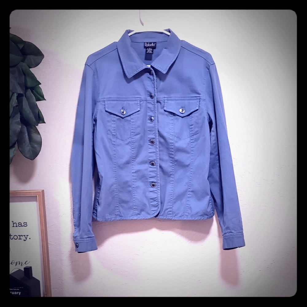 ☕Women's ☕Rafaella brand, dusty blue jacket